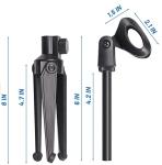 Mini Desktop Holder 4.7 Inch M20 Tripod Mic Stand