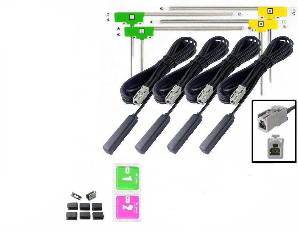 15dbi Gain Digital UHF/VHF ISDB Car Film Antenna for Car TV Reception Range
