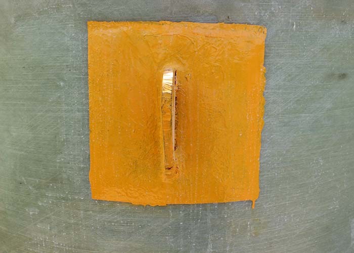 Water Pretreatment FRP Cylindrical Tank Horizontal Antiseptic Cross Wound