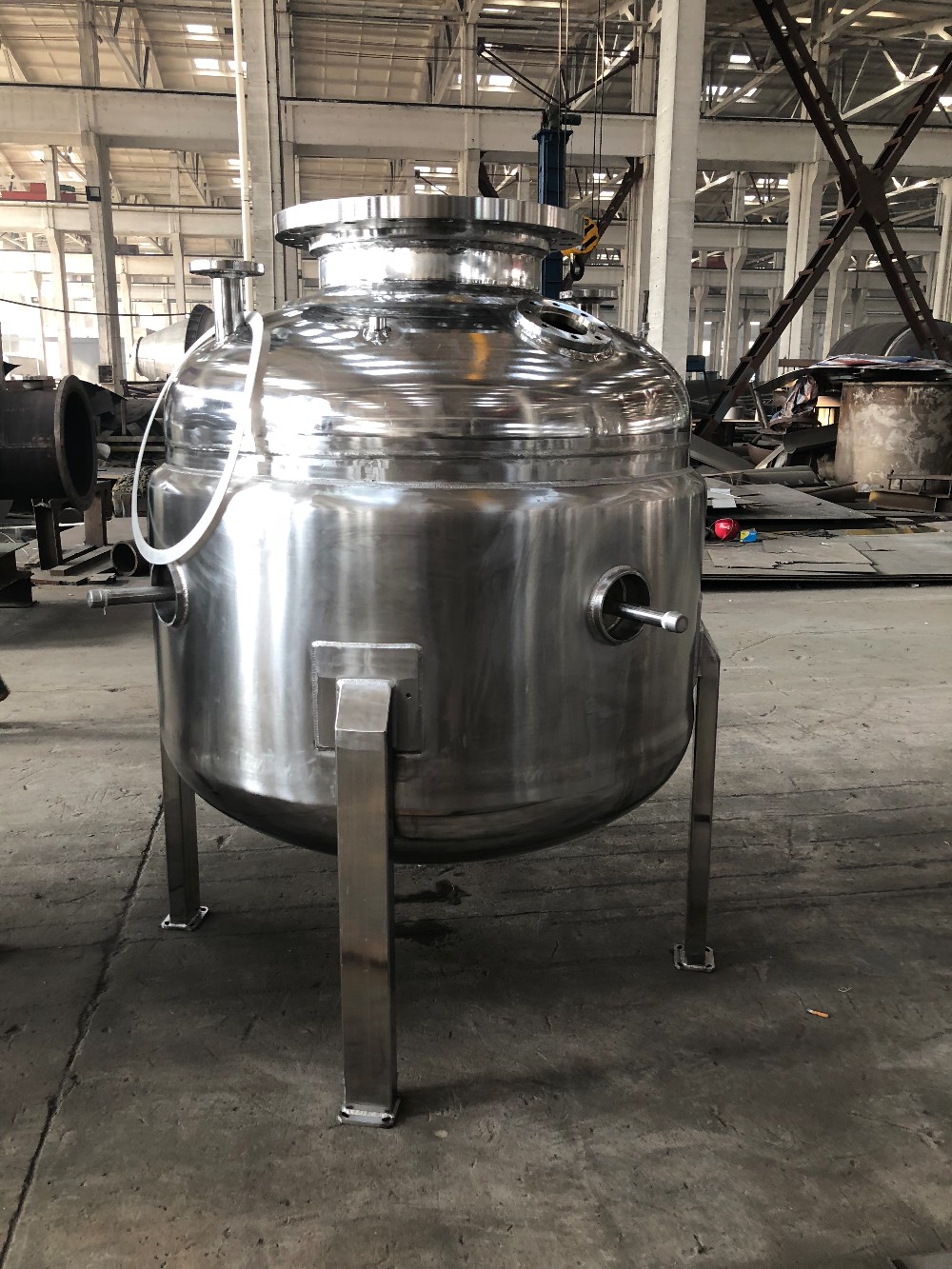 1000L Reaction Kettle / Bio Batch Reactor Coal Chemical Nuclear Power Plant Support
