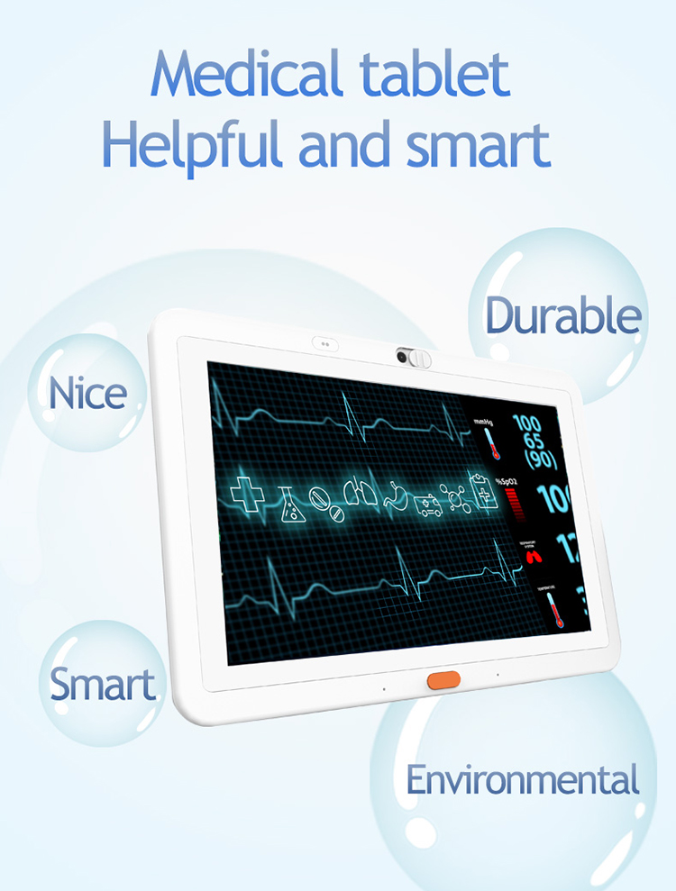 Medical 10 Inch 5MP Camera All In One Android Tablet Wtih Call Handle