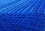 powder coated double loop wire mesh metal garden fence