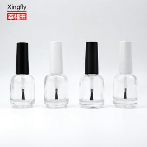 China 15ml Round Nail Polish Bottle Uv Gel Nail Polish Bottle With Cap And Brush wholesale