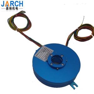 China Rotary Table 2 Channel Pancake Through Bore Slip Ring wholesale