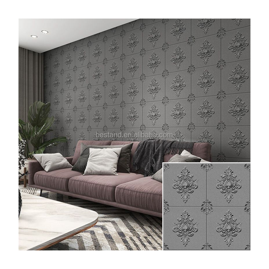 Nursery Room And Bathroom Wall Stickers 3D Foam 70x70 PE Foam Wallpaper