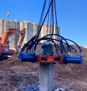 China Construction Tools Round Pile Hydraulic Breaker wholesale