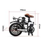 250w 36v 14inch Modern Electric City Foldable Bike Rich Bit Top 619