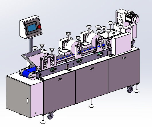 Papa Small P320 Cereal Bars Pressing Machine With Full 304 Stainless Steel