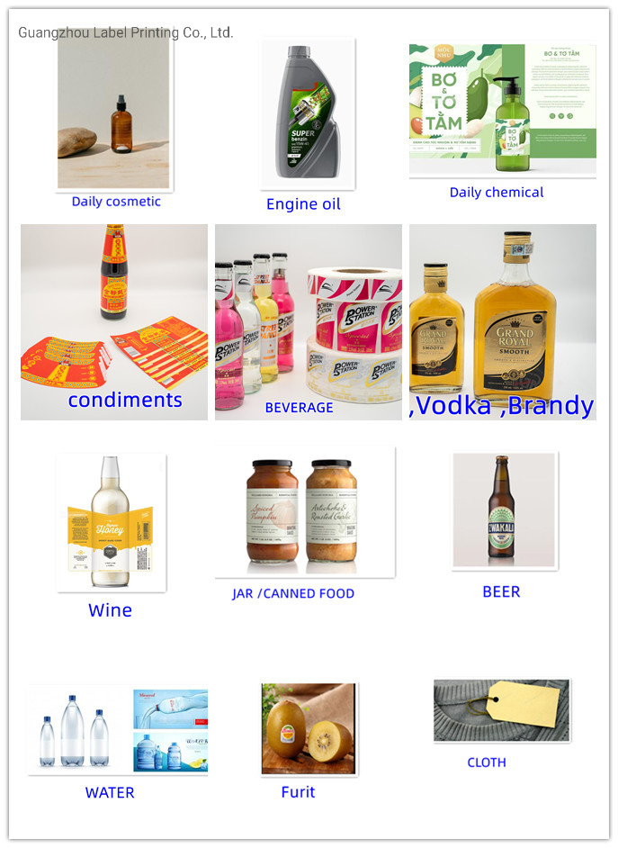 Custom Self Adhesive Waterproof Vinyl PVC Die Cut Sticker Logo Label Printing Stickers Packaging Labels