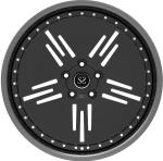 forged 2-piece car deep dish forged aluminum alloy wheel 5x130 For Benz G63