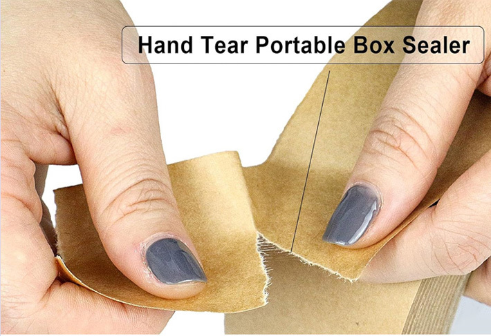 0.12 ~ 0.18MM water-resistant self-adhesive kraft paper packing tape
