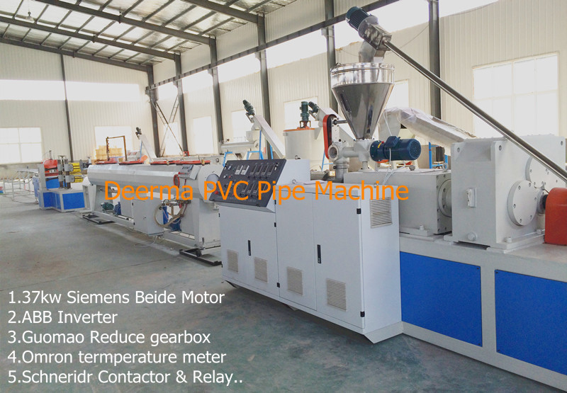 Additive Raw Material PVC Pipe Extrusion Machine for Profile Production