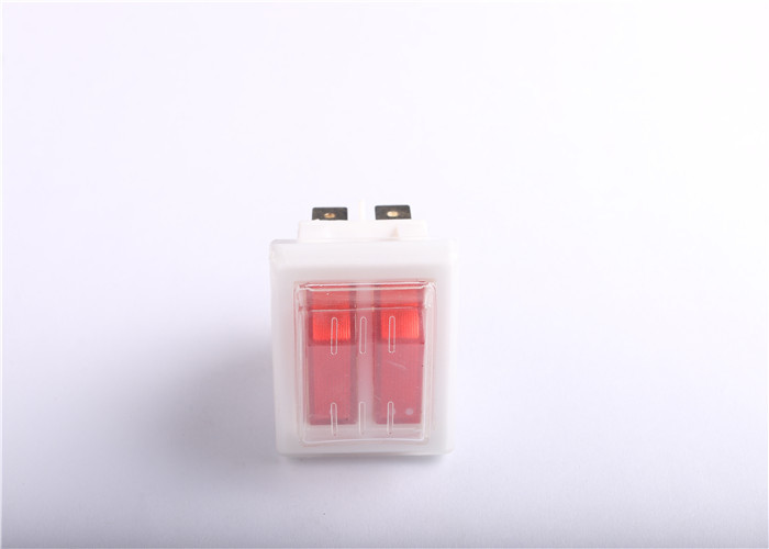 Electronic Control Double Rocker Switch , Juicer Switch With Waterproof Cover
