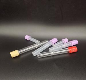China Medical PP 2.0ml Orange Blood Sampling Tubes Set Sterilized Serum Plain Tube wholesale