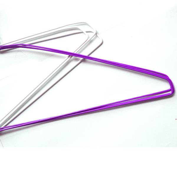 15 Pack Steel Wire Hangers Diamater 1.9mm/2.2mm Suitable For Organizing Clothes