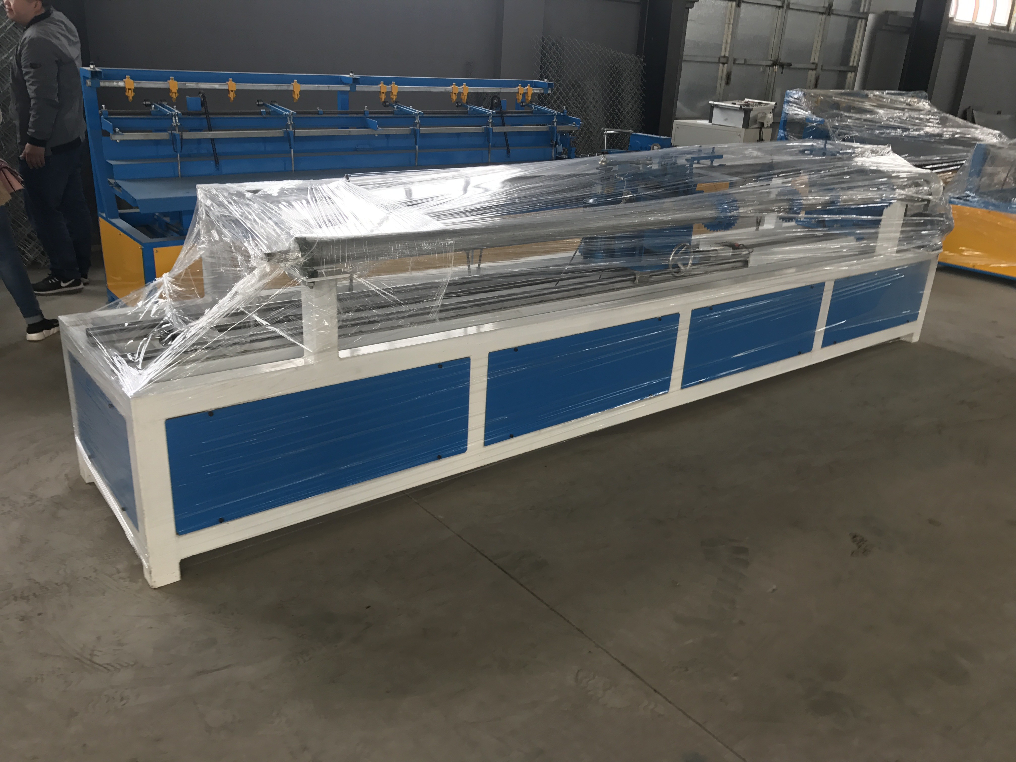 Automatic Single Wire Mesh Machine , Chain Link Fence Equipment 380V/50HZ