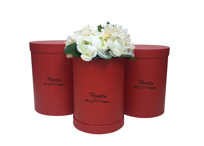 Colorful Cardboard Flower Boxes , Lid And Case Box Matt / Glossy Lamination