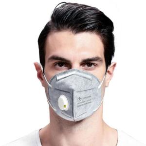 China Lightweight Anti Bacterial N95 Valved Mask Virus Protection Low Breath Resistance wholesale