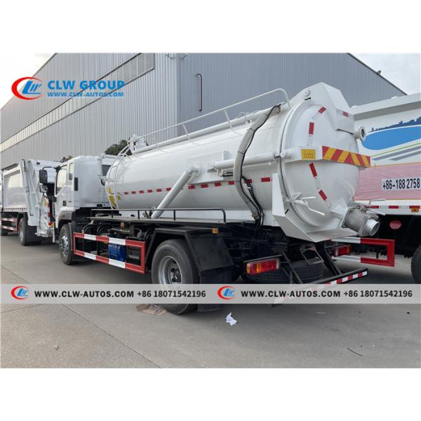 Foton Auman Vacuum Tank Truck 8000 Liter Septic Tank Truck