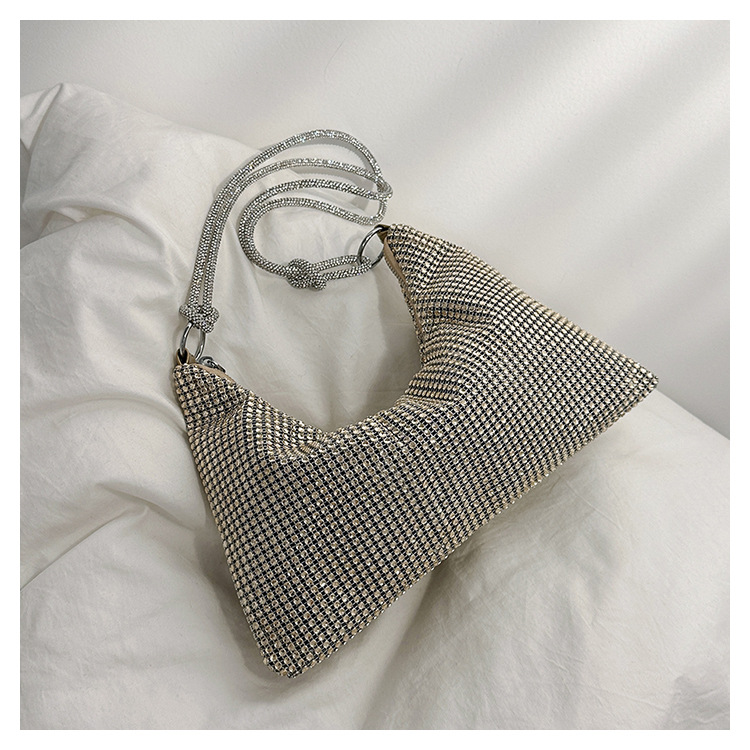 Portable and Fashionable PU Luxury Diamond Handbag for Female Crossbody Tote