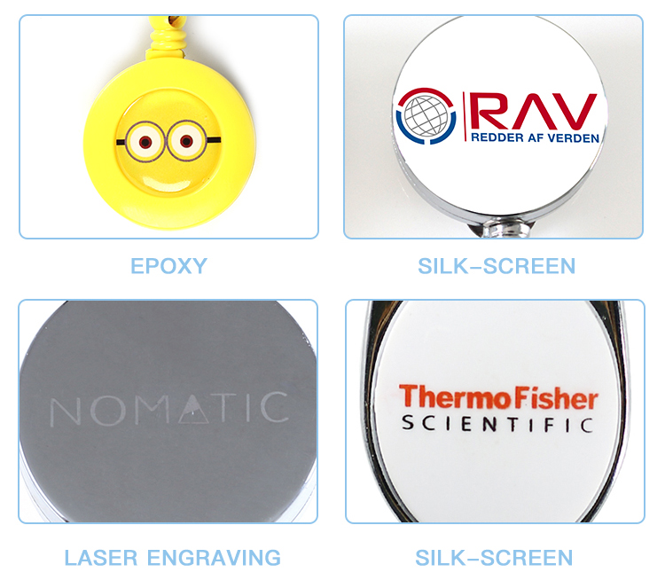 Deyi Metal Hook Retractable Reel Badge