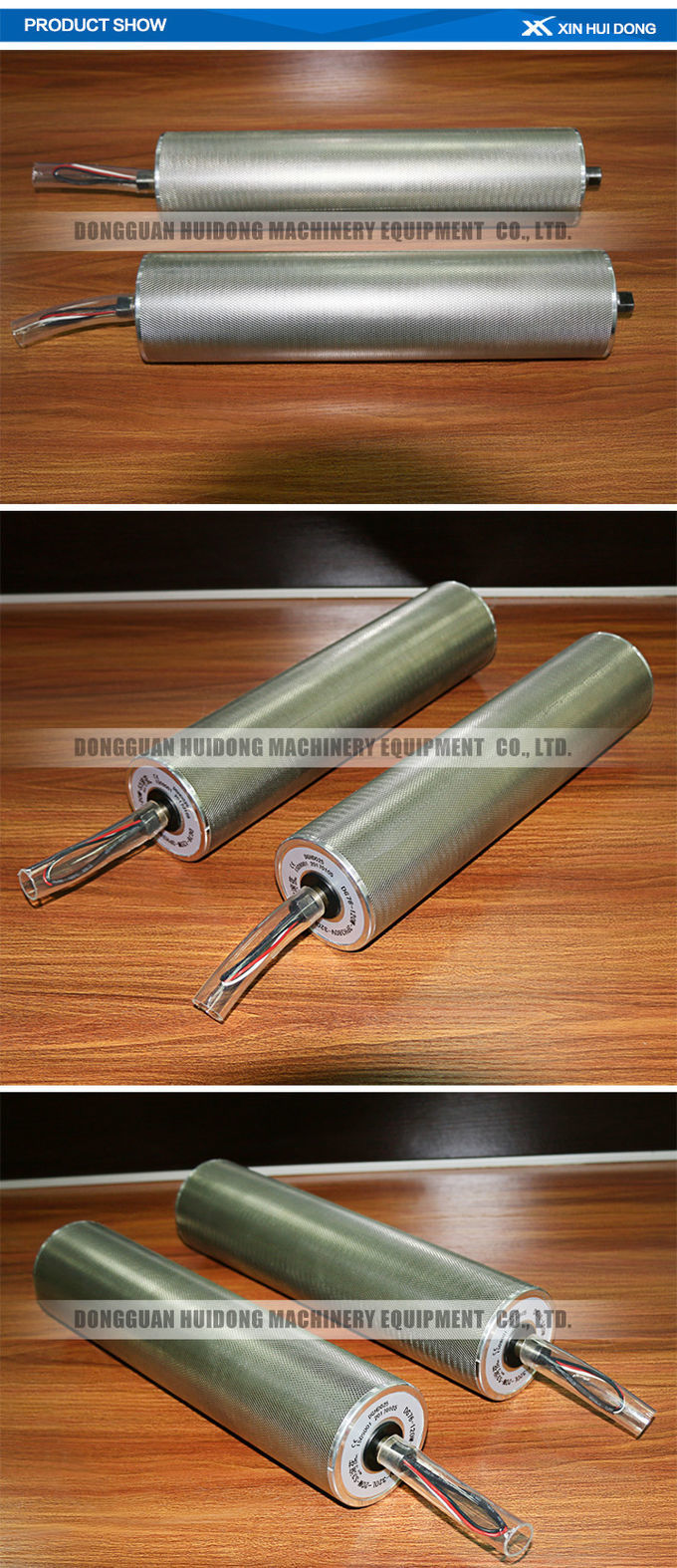Horizontal Electric Conveyor Rollers , Motorized Conveyor Rollers With DC Brushless Drum Motor