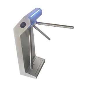China Tripod Drop Arm Turnstile Semi Automatic Solenoid RFID Reader wholesale