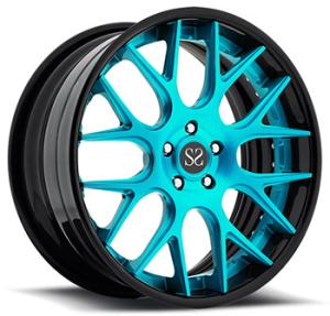 China Concave Two Piece Forged Wheels 17-22 Inch Aluminum Alloy Car Rim For Bmw X7 wholesale