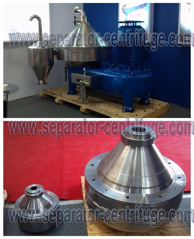 Automatic Part Discharging 2 Phase Dairy / Milk Clarifying Disc Separator For Clarifying Milk