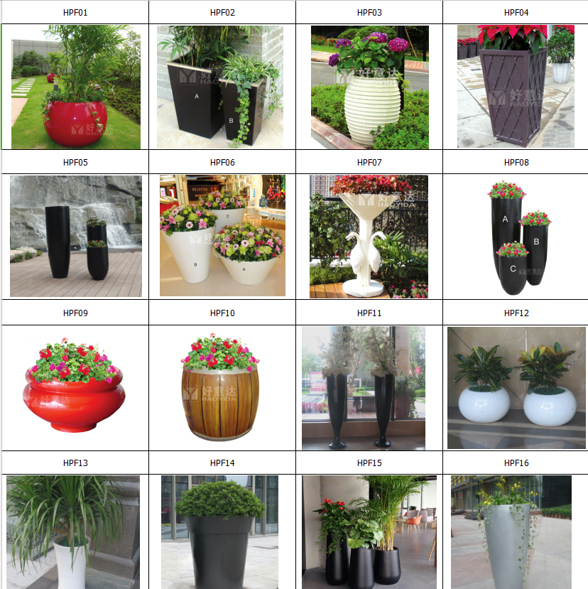 SGS Certificate Sunproof Decorative Wooden Flower Pots