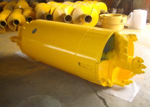 China Yellow NM400 50mm Bottom Plate Drilling Bucket Auger wholesale