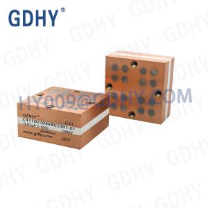 China Aluminum Electrolytic Water Cooled Capacitor Golden And White wholesale