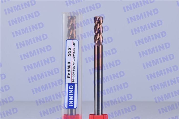 4 - 20 mm Diameter Corner Rounding End Mills , Carbide Corner Rounding End Mill Tools