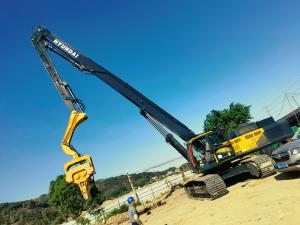 China 3200rpm Sheet Pile Driving Machine Vibro Hammer Construction Projects wholesale