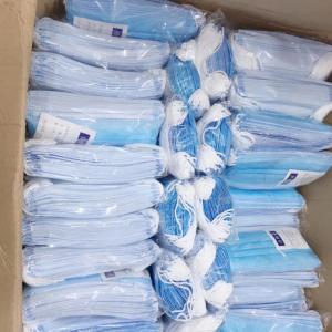 China Dustproof Disposable Medical Mask / Surgical Disposable Mask Blue and White wholesale