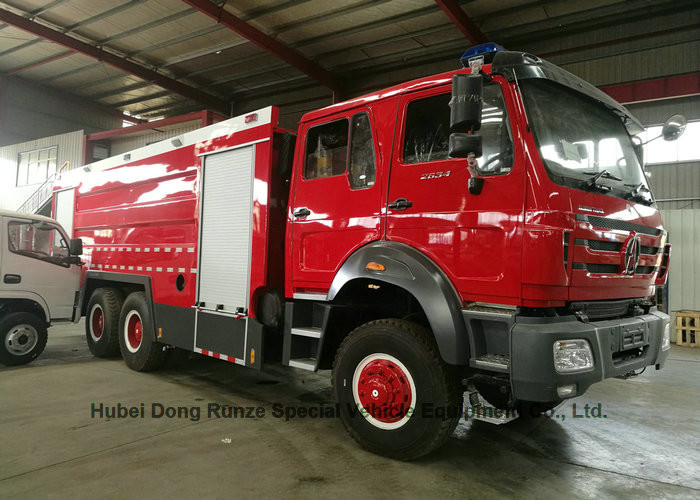 Beiben 2534 RHD /LHD Fire Fighting Water Foam Truck Off Road-6x6 AWD Vehicle EURO3/5
