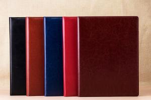 China High End Personalized Leather Padfolio / Leather Portfolio Binder 5 Color Available wholesale