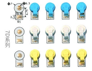 Round Patch SMD Surface Mount Varistor Small 0.1W 0.25W 0.4W For LED
