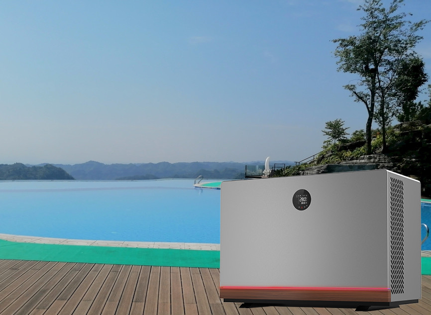 25KW 15.5COP Swimming Pool Inverter Heat Pump System Wifi Control