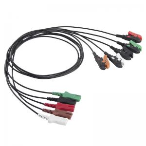 China LL Radio Translucent Wire LL Connector Radiatransparent ECG Leadwires wholesale