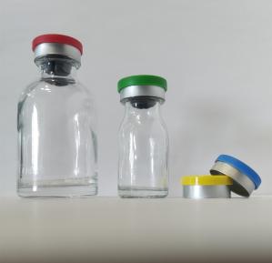 China Industrial Medicine Amber Glass Jars With Rubber Stoppers And Corks wholesale