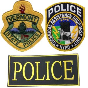 China ODM Twill Police Embroidered Patch wholesale