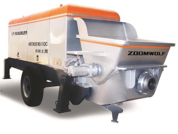 Portable 110kw High Pressure Concrete Pump Twin Pump Twin Circuit Hydraulic