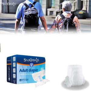 China 3D Leak Prevention Channel Disposable Adult Diaper Wholesaler Breathable Hypoallergenic wholesale