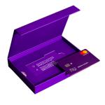 VIP Business / Credit Card Box Magnetic Square Gift Packing Custom