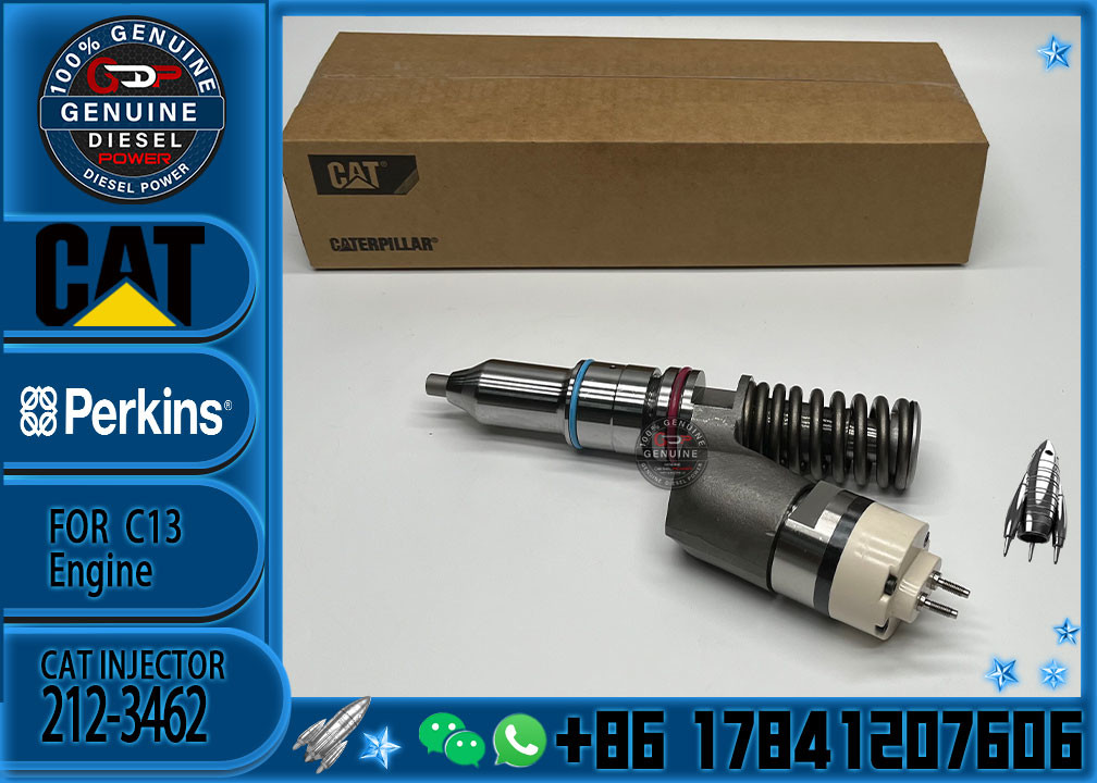 Excavator Engine Fuel Injector 2123462 212-3462 For Caterpillar CAT C12 C13 C15 Engine Parts