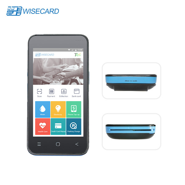 Magnetic IC Card Reader Android POS Terminal , GPRS QR Code POS Terminal
