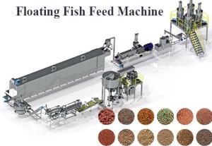 China Stainless Steel Fish Floating Feed Machine 100 - 500kg/H wholesale