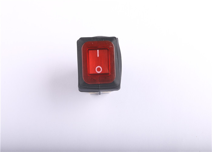 Plastic Lighted On Off Rocker Switch 10a/250v/12A 125VAC Water Resistant