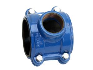China Professional Ductile Iron Saddle For PE PVC AC Pipe Leakage Proof wholesale